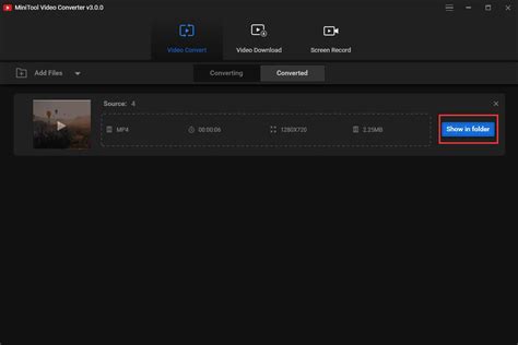 How to Use MiniTool Video Converter 的图像结果