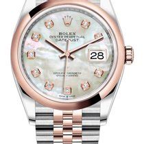 Rolex Datejust 36mm 2022 Mother of Pearl on Jubilee 126201