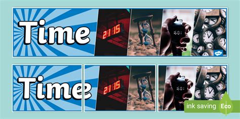 Time Photo Display Banner (teacher made) - Twinkl