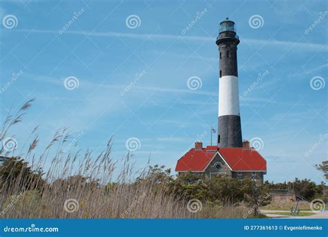 Fire Island Lighthouse - Historic Landmark at Long Island Editorial ...