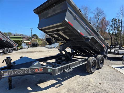 New 2025 RawMaxx GDX KNIGHT 14K 83X14 32" SIDES 16 OC 8" Dump Trailer