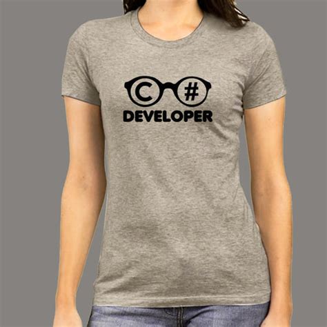 C# C Sharp Developer T-Shirt For Women Online