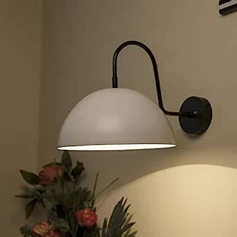 Homesake®Metallic White Pendant 10" Wall Sconce Gooseneck Retro Wall ...