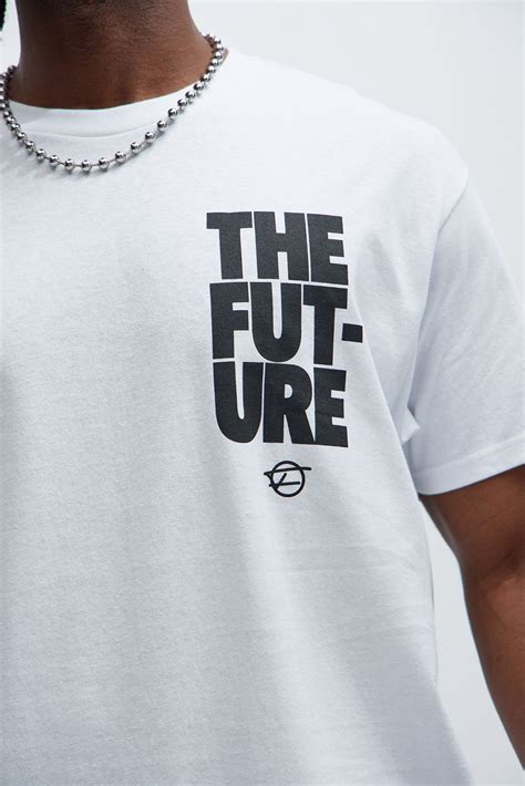 The Future Signature Short Sleeve Tee Shirt for Men - White, Size 2XL ...