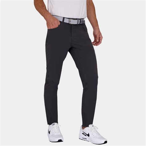 Shop Tour Mens Slim-Fit Golf Pants: Charcoal| Avalon Golf Apparel
