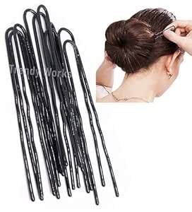 Buy Trendy Works 200 Pieces U Shape Juda Pins Metal Bun Pins Hair ...