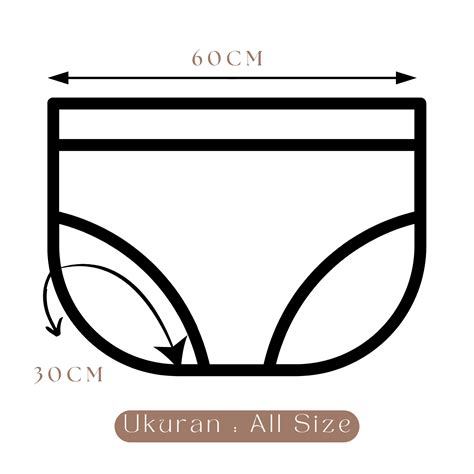 Miya Disposable Panties Hitam (Kemasan Polos) - Melody Nonwoven