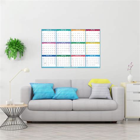 BowCuk Yearly Wall Calendar 2025 - Large Yearly Calendar India | Ubuy