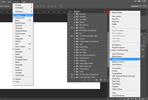 How to Install Photoshop Actions 的图像结果