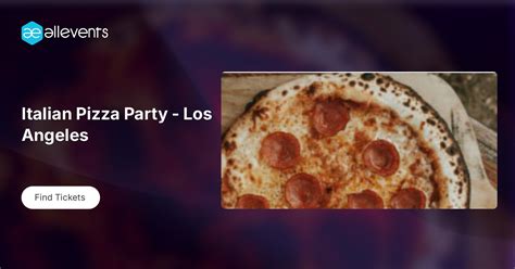 Italian Pizza Party - Los Angeles, Partake Collective Food Hall and ...