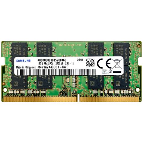 Amazon.in: Buy Samsung 16GB DDR4 3200MHz SODIMM PC4-25600 CL22 2Rx8 1 ...