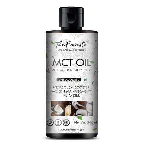 TheForresto MCT Oil - Keto & Vegan MCTs C8, C10, C12 from Coconuts - Fatty Acid Brain & Body ...