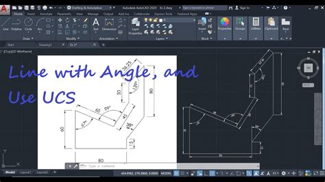Image result for How to Draw a Line in AutoCAD Using Degrees