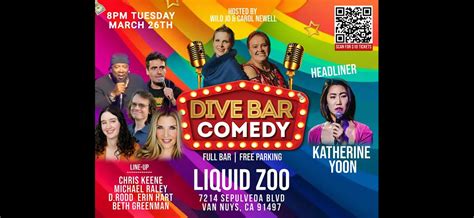 Dive Bar Comedy at Liquid Zoo, Liquid Zoo, Los Angeles, 26 March 2024 ...
