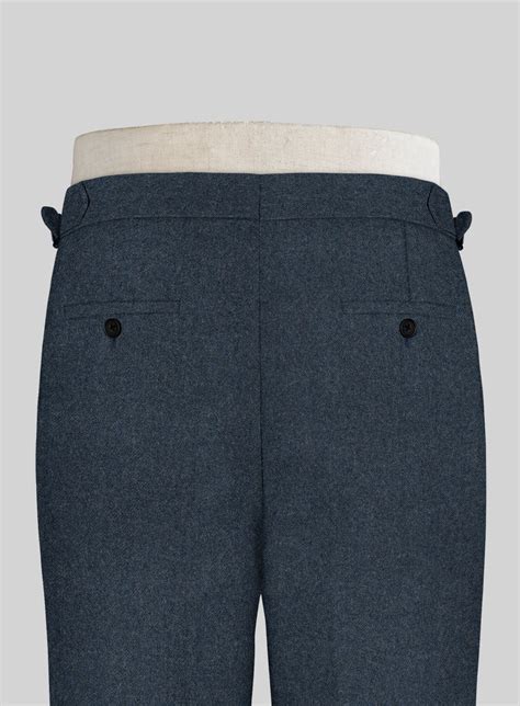 Light Weight Bond Blue Highland Tweed Trousers – StudioSuits
