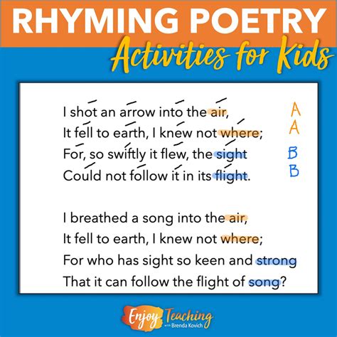 Teaching Rhyming Poetry for Kids - Rhythm and Rhyme