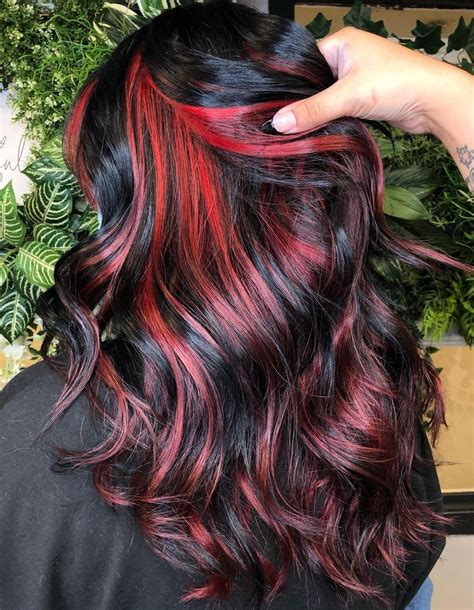 Black And Red Hairstyles