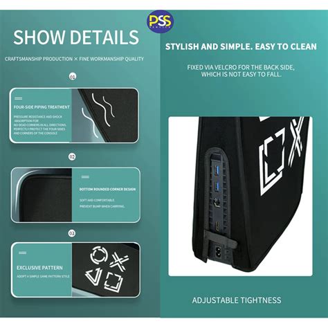 PSS Dust Cover For PS5, Premium Ultra Soft Neat Lining Dust Guard for ...