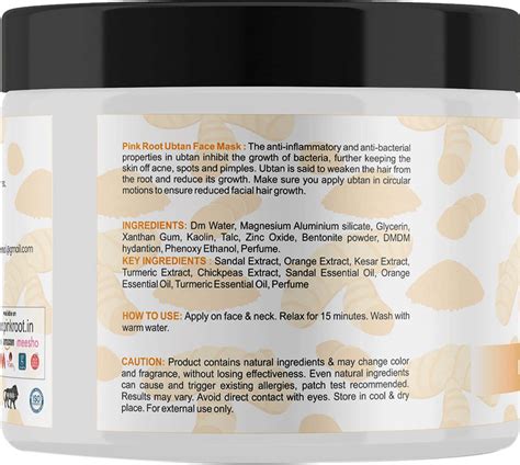 Buy PINK ROOT UBTAN FACE MASK 100GM Online & Get Upto 60% OFF at PharmEasy