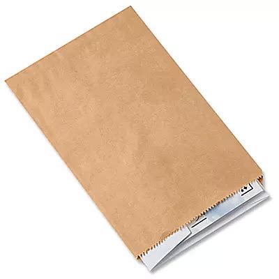 Merchandise Bags - 6 1/4 x 9 1/4", #6, Kraft S-6915 - ULINE