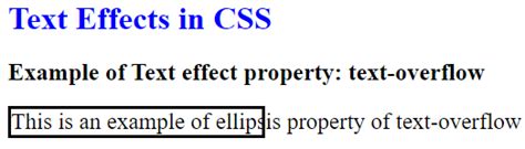 Image result for CSS Text Examples