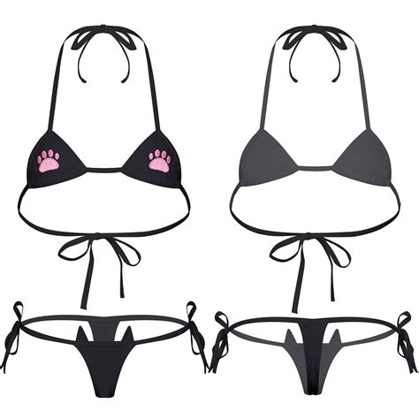 Woman's Cat Cosplay Lingerie Set Cute Japanese Role India | Ubuy