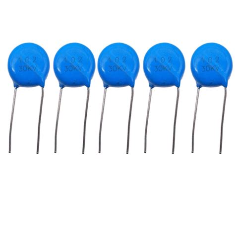 5pcs Ceramic Disc Capacitors 1000pf 1nf 0.001uf 102 30000V 30KV ...