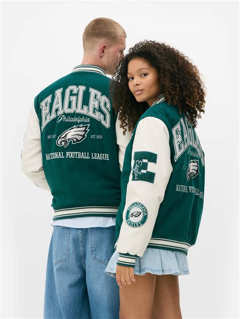Men's Green NFL Philadelphia Eagles Bomber Jacket | Primark