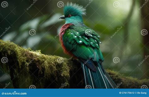 A Beautiful Photograph of Quetzal Stock Illustration - Illustration of brilliance, nature: 276175612
