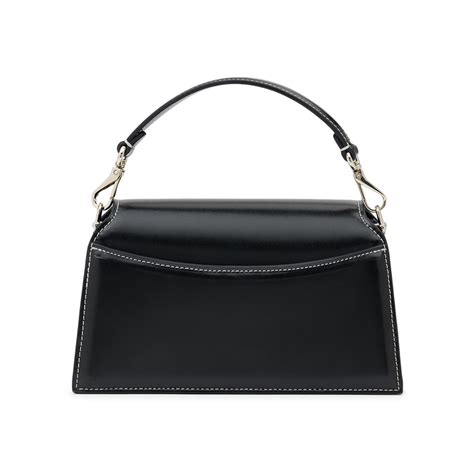 Buy MIRAGGIO Black Hannah Crossbody Bag with Detachable Strap for Women ...
