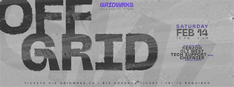 OFF GRID SATURDAYS 047 | KENZOH, OLI WEST, WAB, CHEFNIER & MORE, City ...