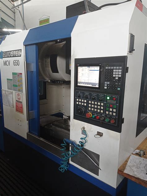CENTRO DE USINAGEM VERTICAL - EUROSTEC - MCV650 - ANO 2018 - COM 4º ...