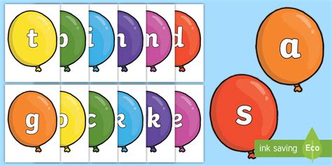 Phase 2 Sounds on Balloons Display Posters (teacher made)