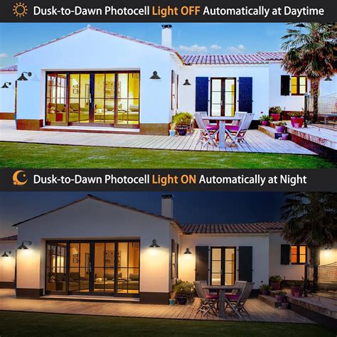 Buy VICTOGATE Dusk to Dawn Outdoor Wall Lights Wall Mount for House ...