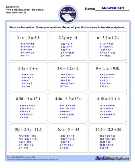 Image result for 8th Grade Two-Step Equations