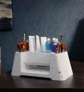 eo Pen Stand for Study Table with Self-Watering Plant Pot, Glasses ...
