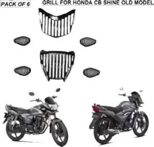 Ubom COMPLETE SET PLASTIC GRILLS FOR HONDA CB SHINE (PC 6) Bike ...