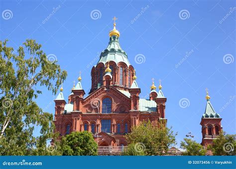 Uspenski Russian Orthodox Church. Helsinki Stock Photo - Image of religion, dome: 32073456 - religion in helsinki