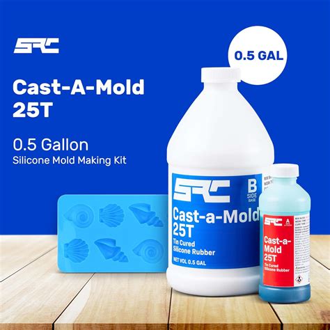 Buy Specialty Resin & Chemical Cast-A-Mold 25T RTV (1/2 Gallon) | 2 ...