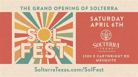 SolFest - The Grand Opening of Solterra, 2500 East Cartwright Road ...