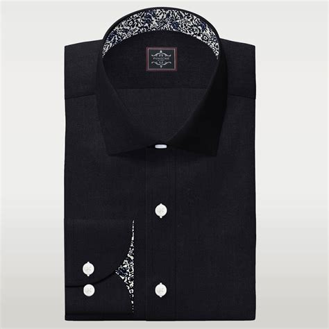 Black Men's Dress Shirt | Black Dress Shirts | Mens Dress Shirt Luxury 1