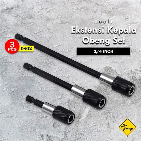 Promo Sambungan Extension Mata Bor Cordless Obeng Elektrik Panjang ...