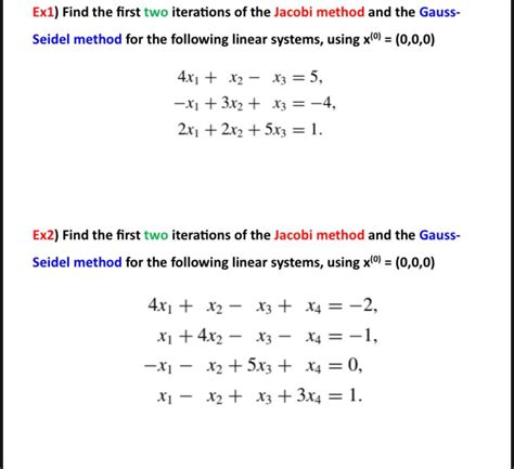 Image result for Gauss Jacobi Method Example