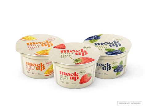 Yogurt Cup Mockup Psd