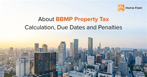 BBMP Property Tax - Calculation, Due Dates and Penalties
