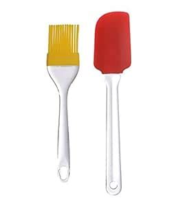 Buy Hokipo Silicone Spatula And Pastry Brush Set - For Cake Mixer ...