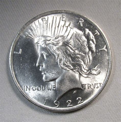 1922 Silver Peace Dollar UNC Coin AS702 – Decatur Coin and Jewelry