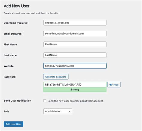 Image result for Add New User Options