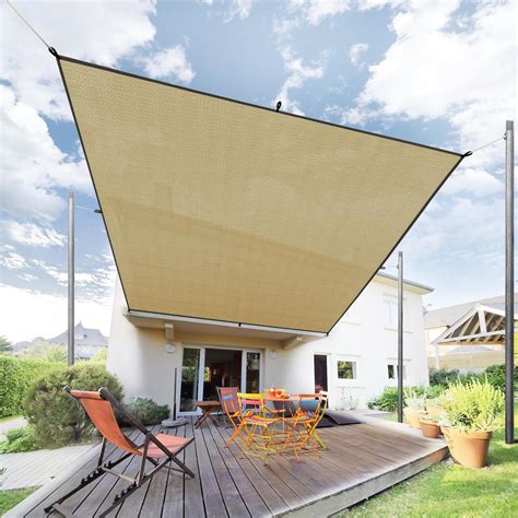 HIPPO 150 GSM Shade Sail with PP BandSun Shade UV Block for Canopy ...