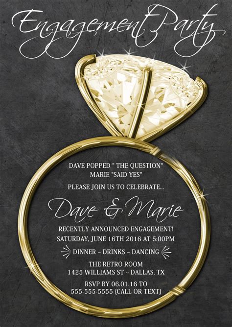 engagement party cards